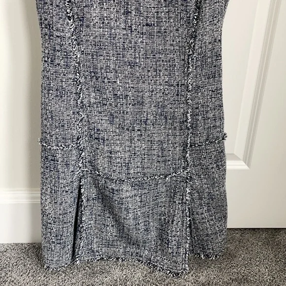 Banana republic shift dress blue Chanel style size 6 - Picture 4 of 8